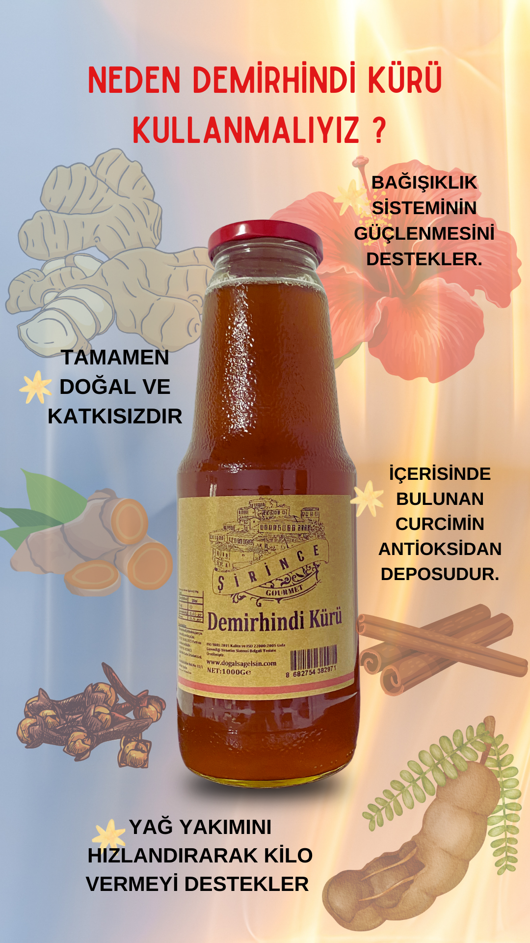 Demirhindi Kürü- Doğal Bitkisel Karışım